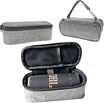Travel and Storage Carrying Case Bag for JBL Grip Bluetooth SpeakerAlso fit for Anker Soundcore1/2/3 Speaker,Grey