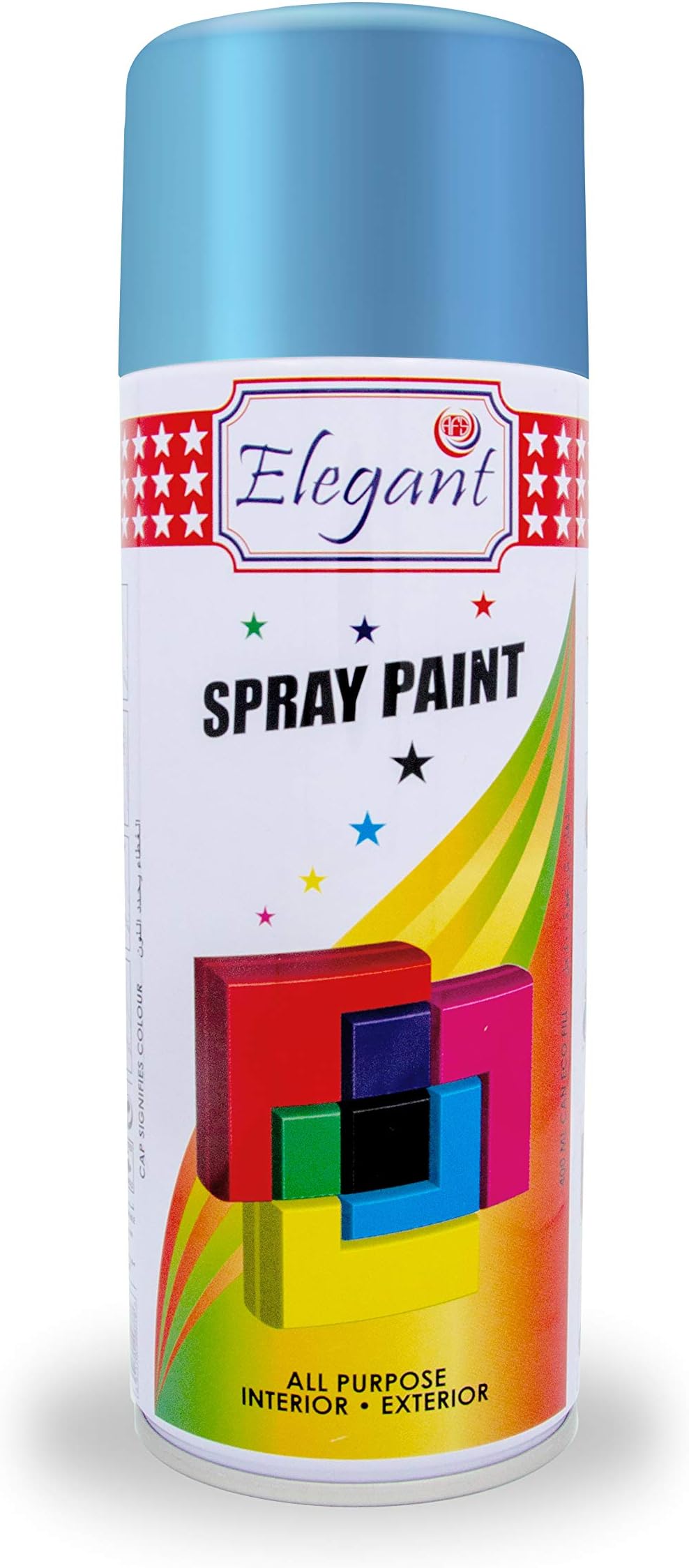 Elegant Multipurpose SPRAY PAINT – Light Blue – 400ML – Fast Drying DIY Paint – All Weather Resistance – Interior And Exterior Acrylic Paint