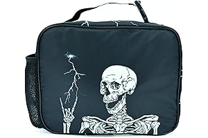 Halloween Goth Skull Lunch Box