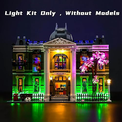 Miniatura 3 de Bourvill Luz LED para Lego 10326 Juego de museo de historia natural, versión clásica, iluminación de bloques de construcción, modelo compatible con