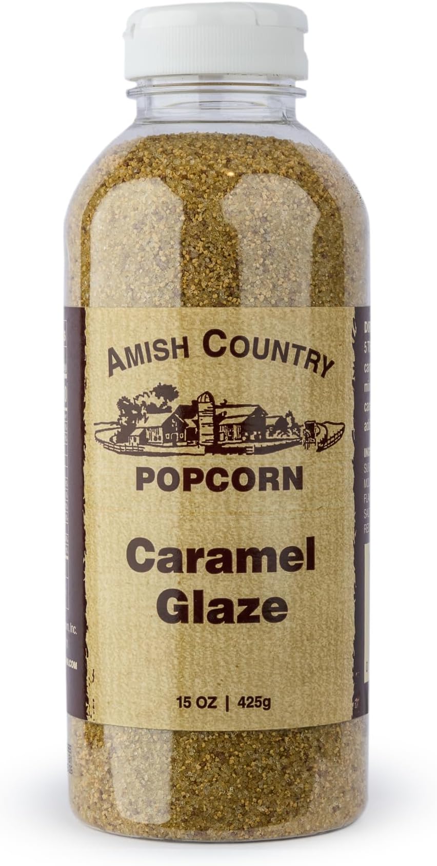 Amish Country Popcorn | Sweet Caramel Glaze - 15 oz | Old Fashioned, Non-GMO