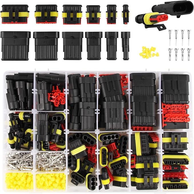 Connettori Impermeabili Deutsch JUUDDENPARTS Kit Connettori DT 3 Poli Impermeabili - Per Moto, Auto, Barche E Camion Connettori Moto Auto Barche - Foto 7