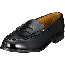 Asahi LA8607 Womens Loafers School Shoes, Synthetic Leather, Big Size