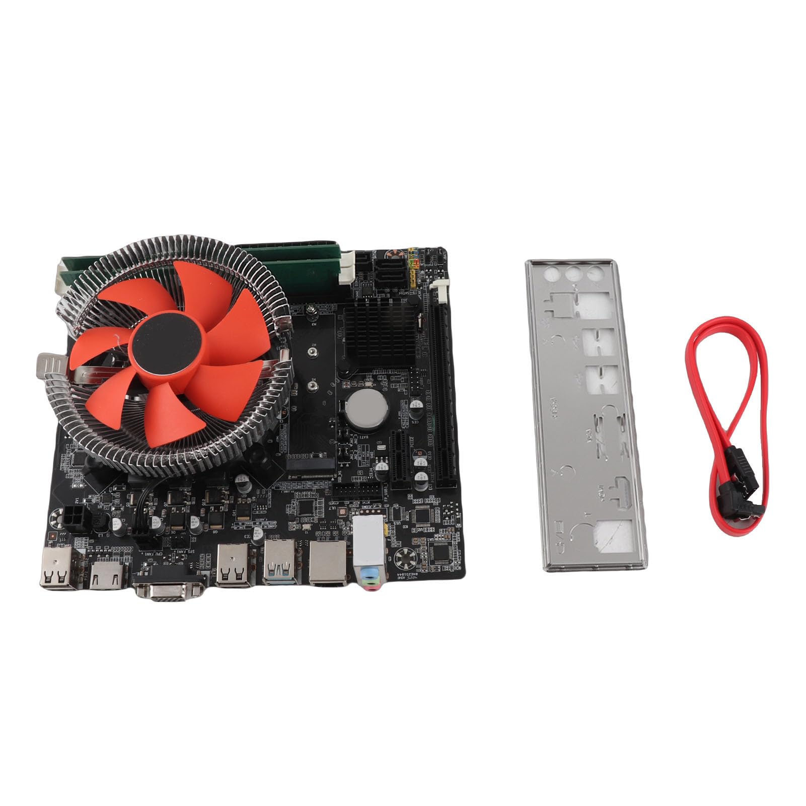 Mingzhe I5 3470 CPU 8G DDR3 Placa Base CPU Combo con Ventilador B75 Conjunto de Placa Base para Computadora de Escritorio