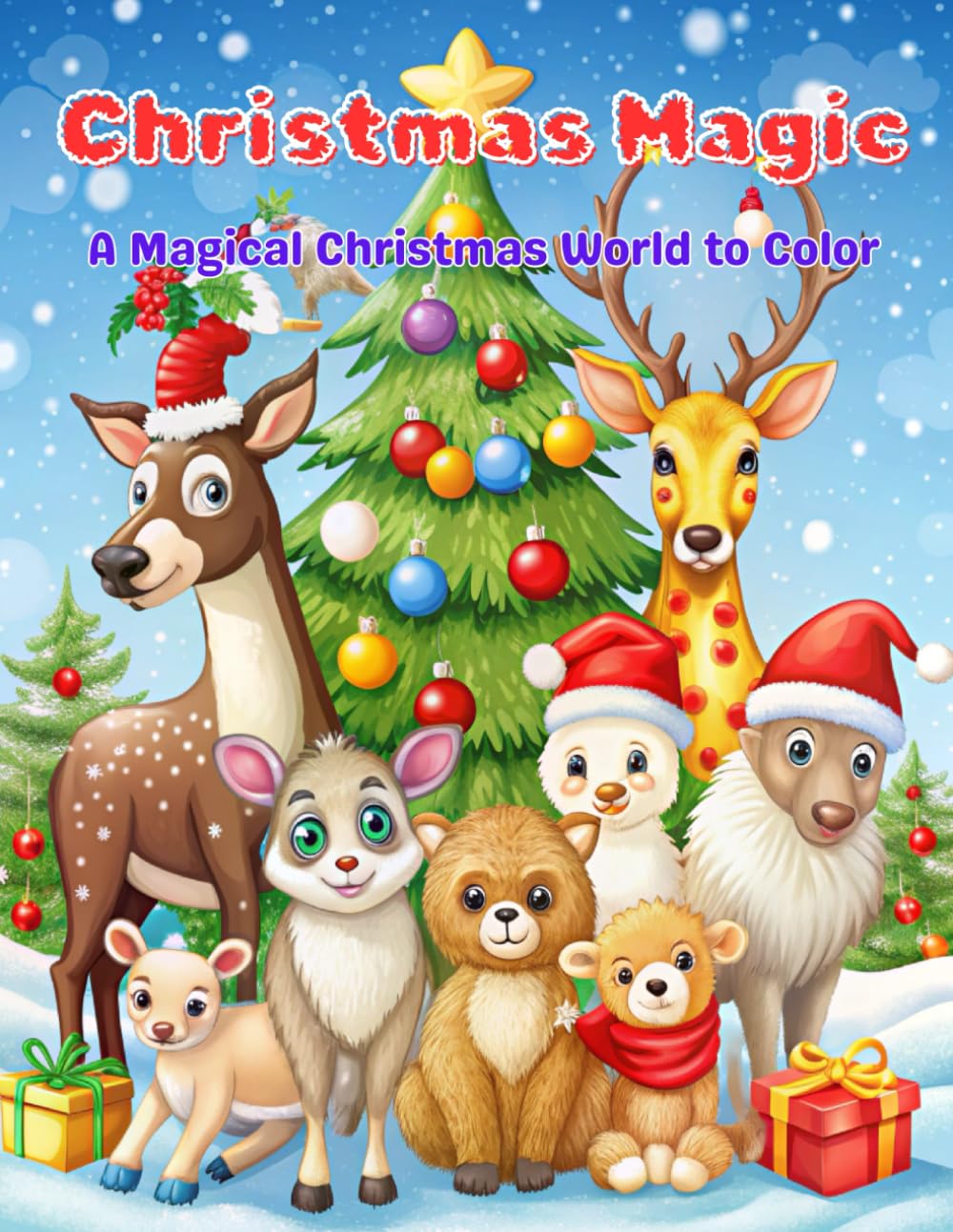 Christmas Magic: A Magical Christmas World to Color