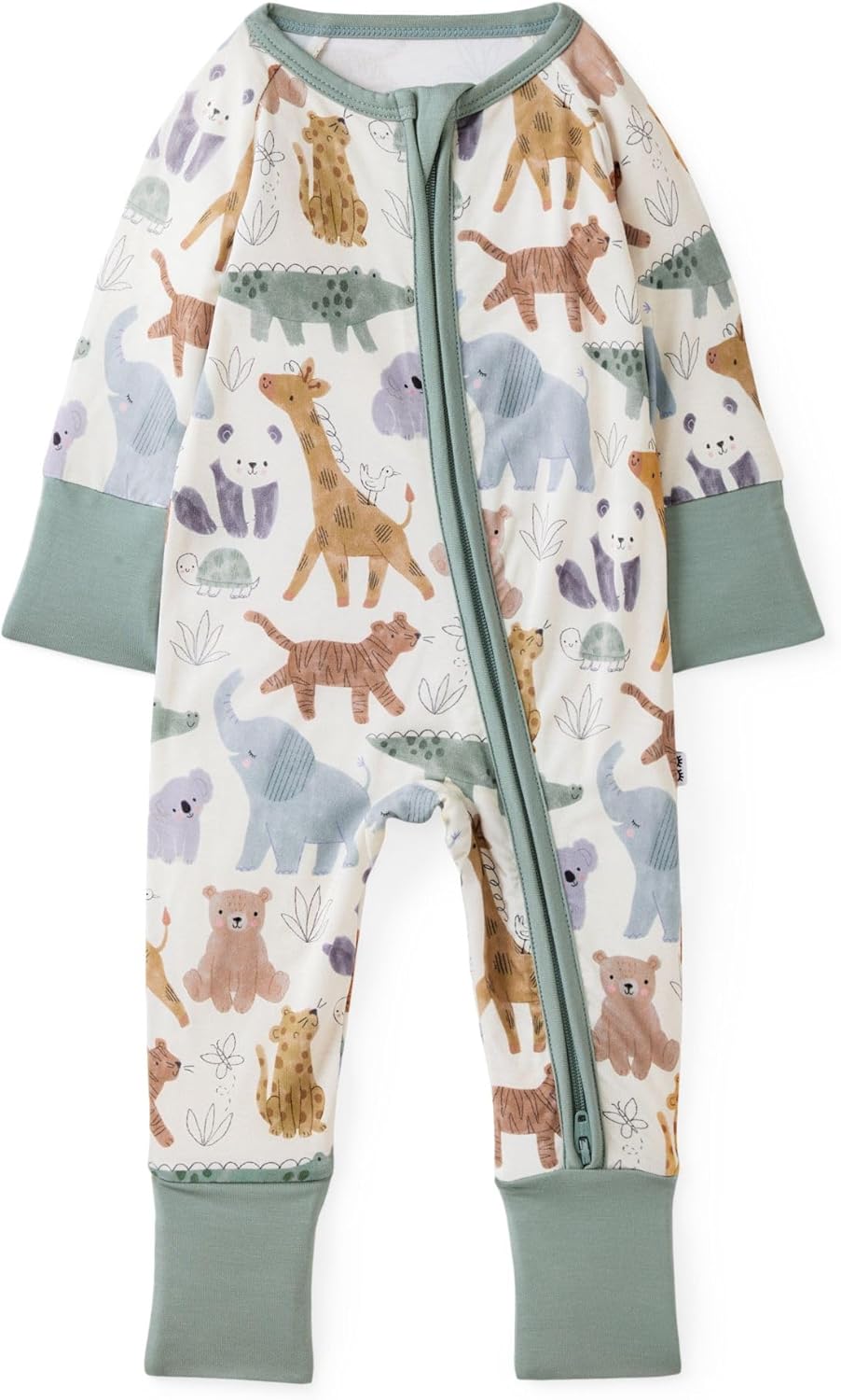 Little Sleepies Newborn Pajamas, Viscose from Bamboo Baby Pajamas, 2-Way Zipper PJs, Boys & Girls Sleepers, Micropreemie