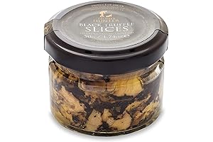 TruffleHunter Black Truffle Slices: Preserved Truffle Mushrooms in Olive Oil