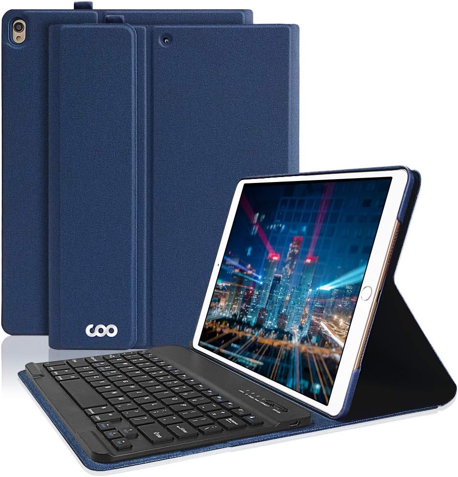 iPad Keyboard Case 10.5 for iPad Air 3rd Gen 2019 10.5/iPad Pro 10.5 2017-Detachable Wireless Bluetooth Keyboard with Magnetic Smart Case Cover for New iPad Air 10.5 Inch