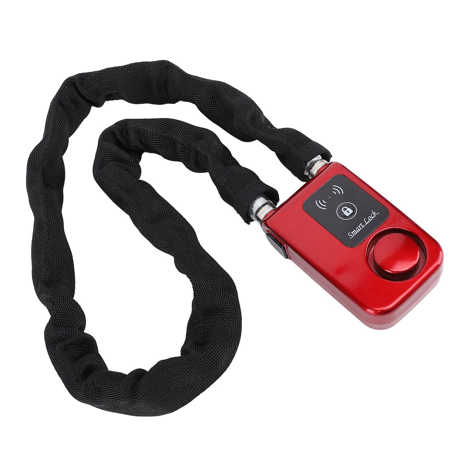 Lucchetto a Catena Bluetooth, Controllo Tramite App Antifurto Intelligente, per Bicicletta Scooter Moto Uso Esterno (rosso)