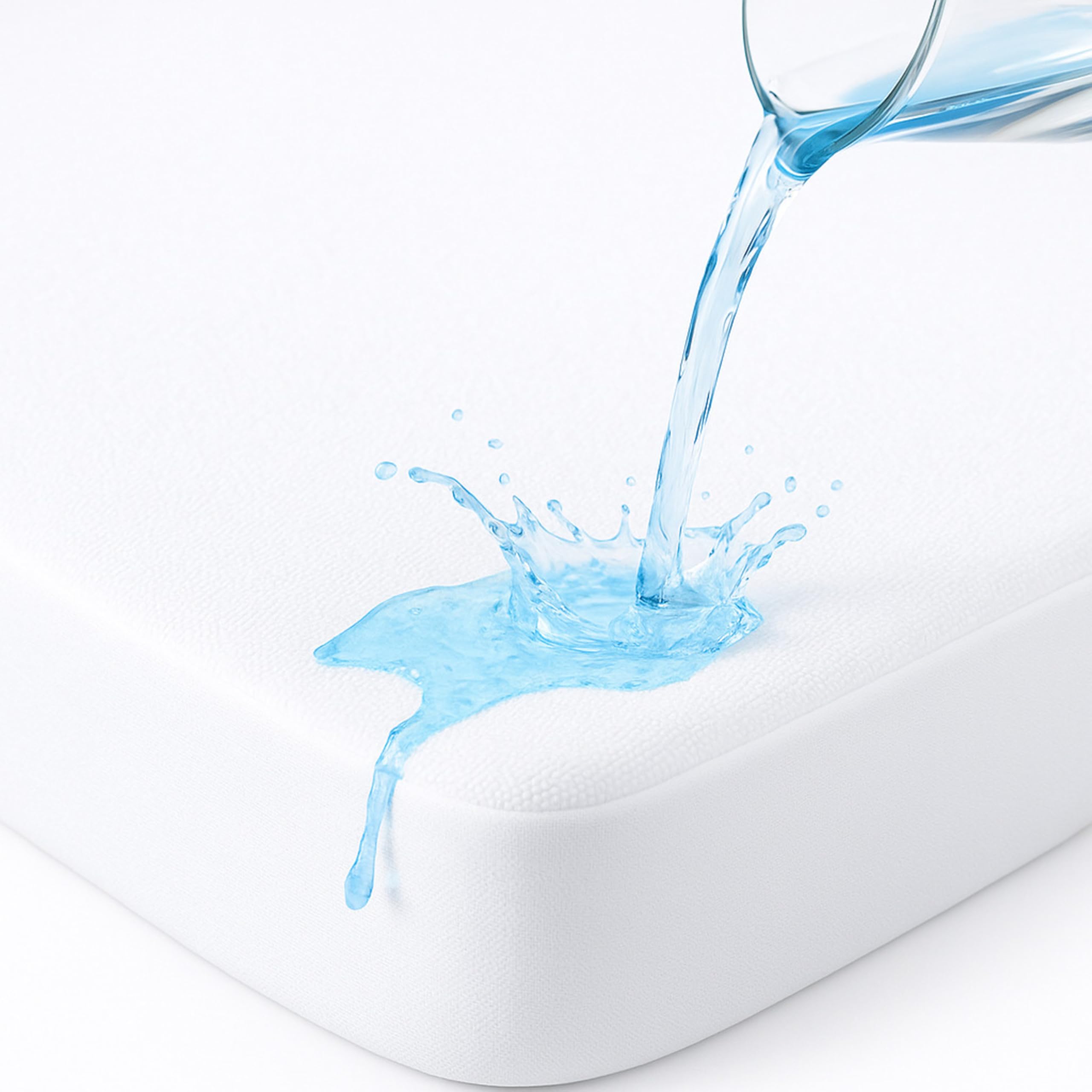 Dudu N Girlie Cot Bed Mattress Protector 70 x 140 cm - Noiseless Waterproof Pad Cover - Co...