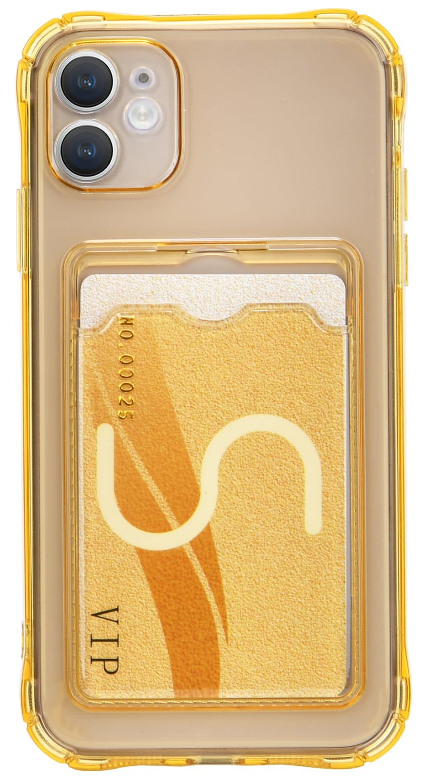 ADCOOG Designed for iPhone 11 Case, Camera Lens Protection Ultra Slim TPU Cover Anti Fingerprint Anti Scratch Case-Golden