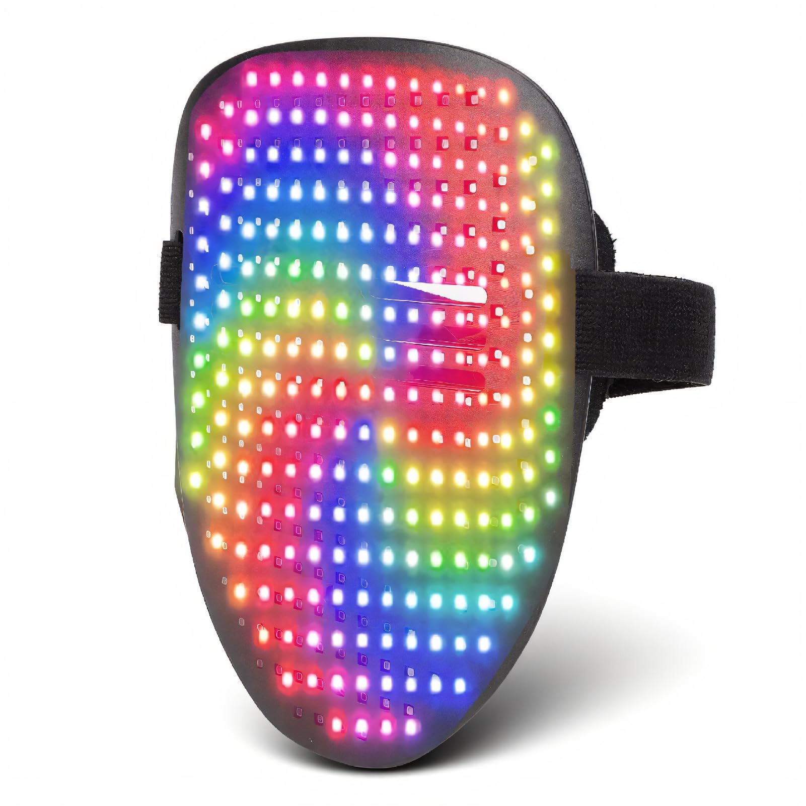 Máscara LED de Halloween con Detección de Gestos, Máscara Transformadora de Cara Fresca, Decoraciones de Halloween, para Halloween, Navidad, Cumpleaños, Fiesta de Cosplay