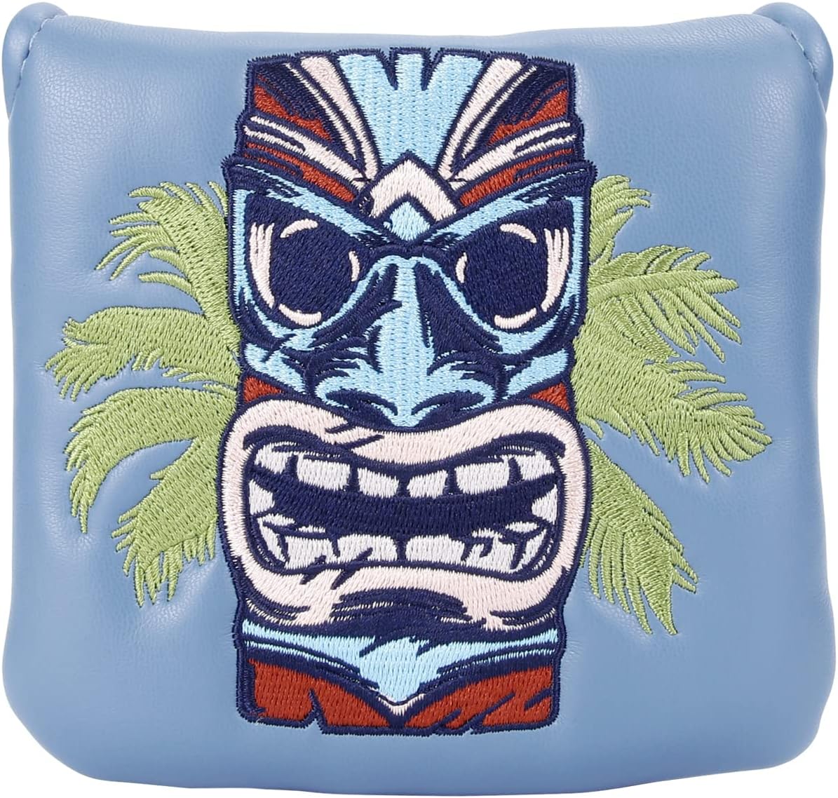 Hawaii Tiki Golf Square Mallet Putter Cover Magnetic Closure