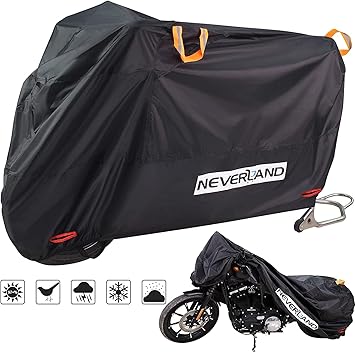 Amazon  NEVERLAND バイクカバー 原付バイクカバー 車体カバー 210D 