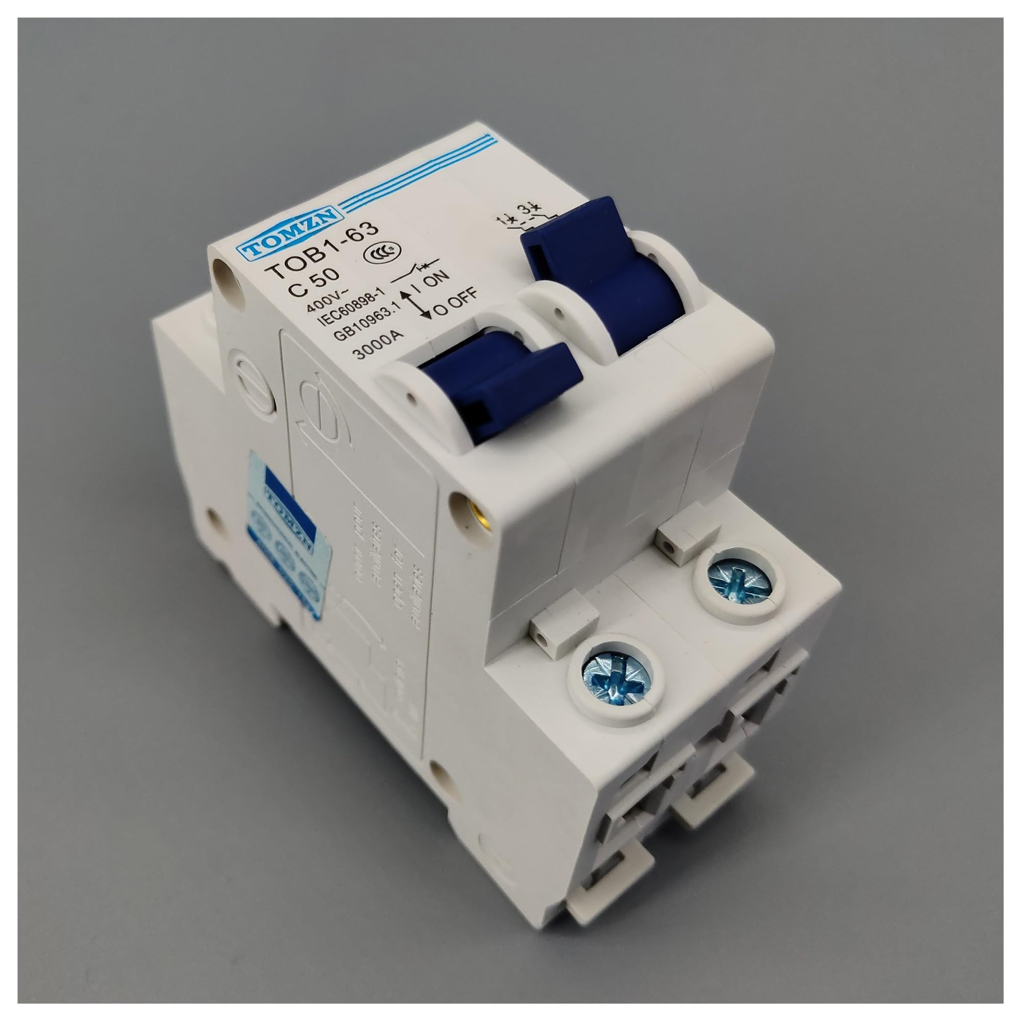 Interruttore automatico di trasferimento manuale 1P 50A MTS 50HZ/60HZ 400~
