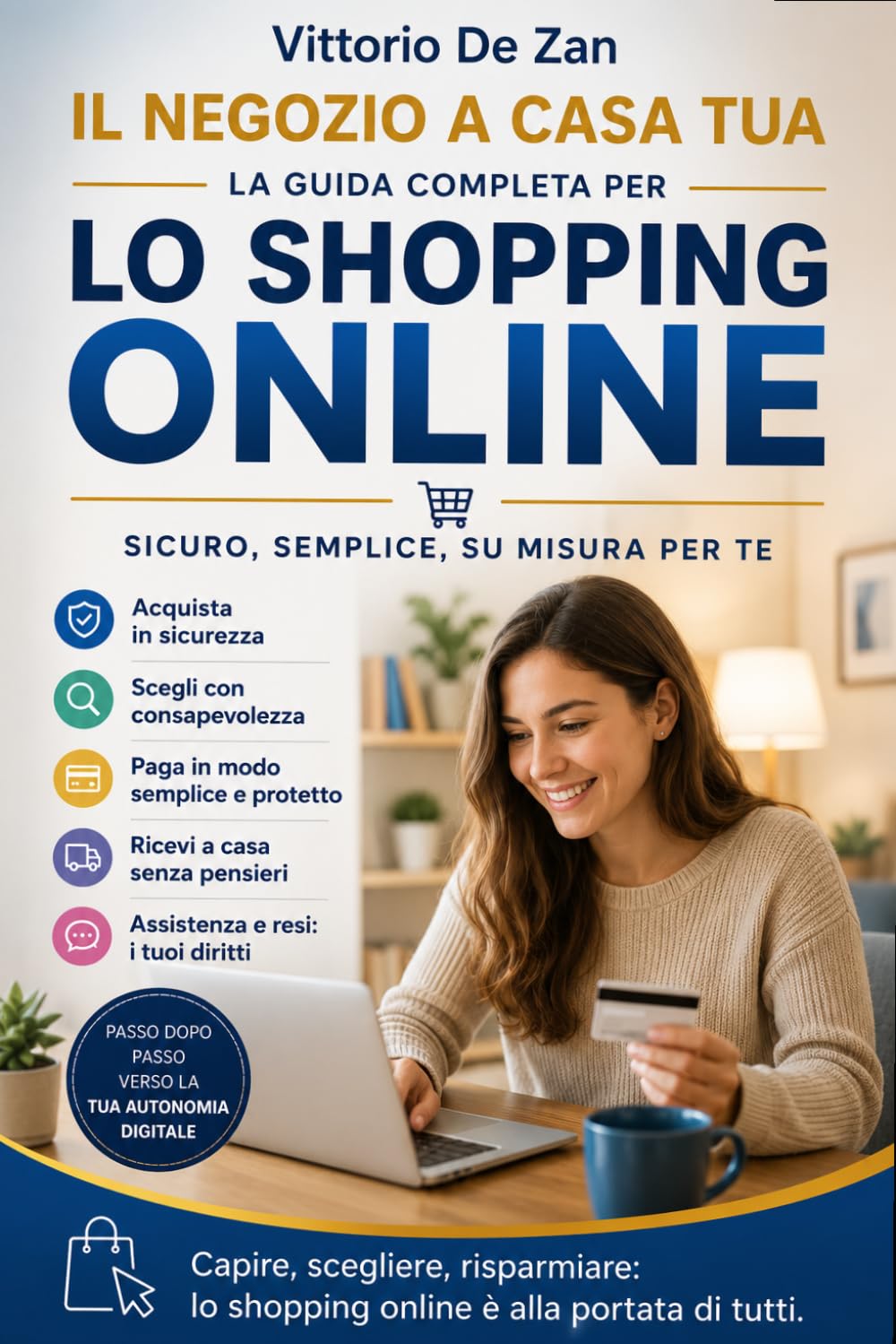 Il Negozio a Casa Tua: Tutto quello che devi sapere sui negozi online per comprare bene e proteggere i tuoi dati. Dalla barra di ricerca alla consegna ... su internet. (LA MIA AUTONOMIA DIGITALE)