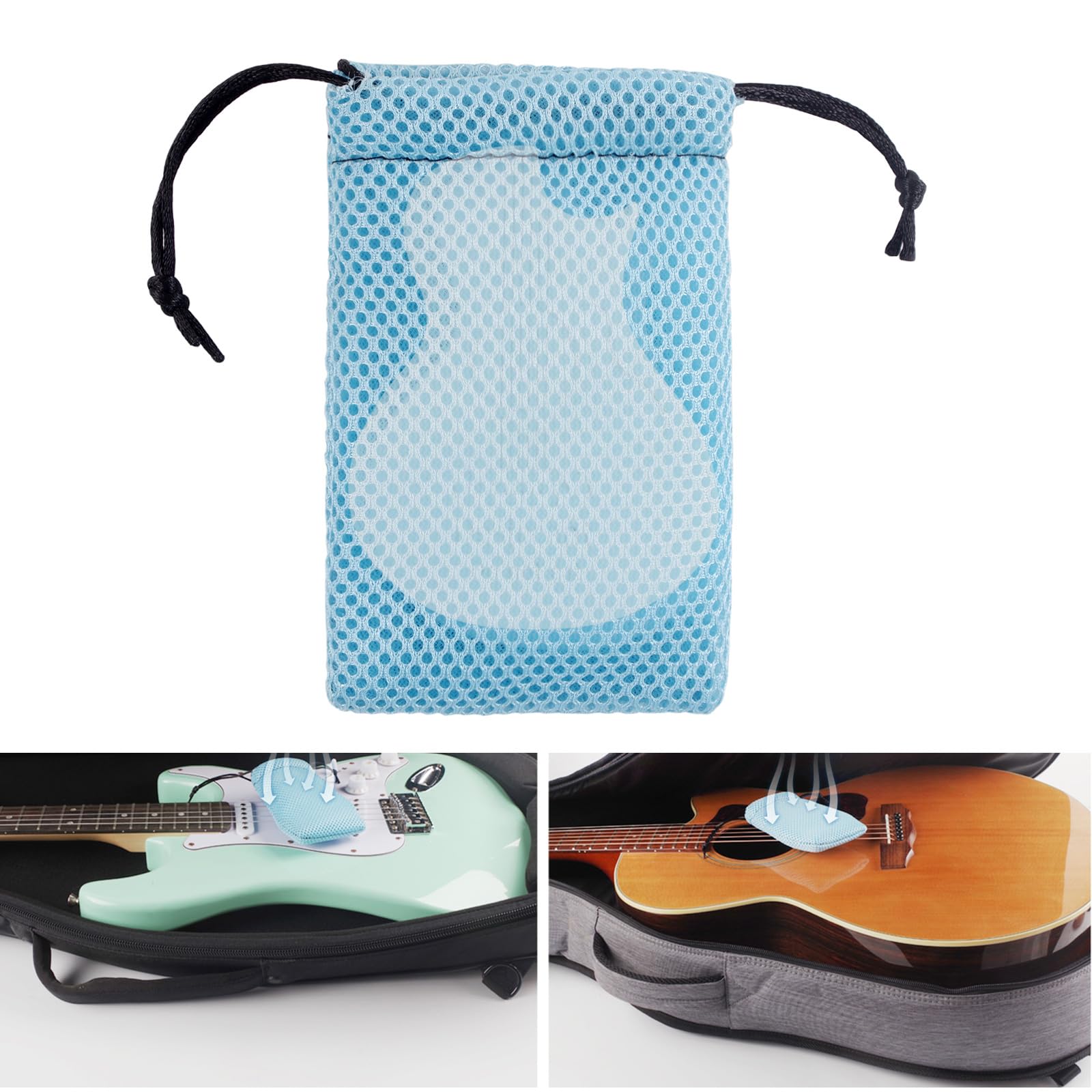 QIEIEI Guitar Dehumidifiers Pack Wood Instrument Absorber Wood Instrument Care Musical Instrument Desiccant for Guitar