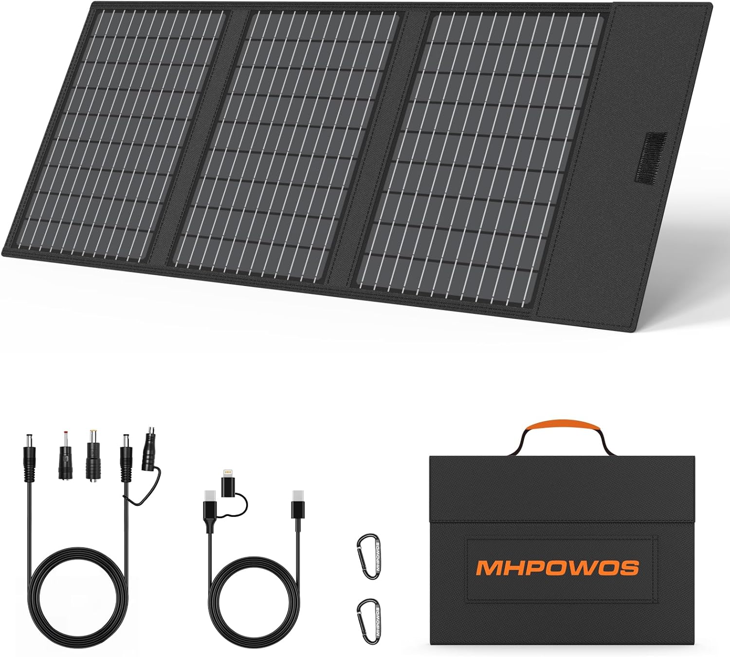 45W Portable Solar Panel Charger with USB-C, USB-A and DC Outputs 18V Foldable IP67 Waterproof Solar Panels with an Adjustable Kickstand, Mini Charger for Phones, Power Bank, Camping, Hiking, Outdoor 45W Portable Solar Panel Charger with USB-C, USB-A and DC Outputs 18V Foldable IP67 Waterproof Solar Panels with an Adjustable Kickstand, Mini Charger for Phones, Power Bank, Camping, Hiking, Outdoor