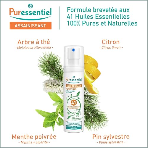 Puressentiel Purifying Air Spray 75ml with 41 Organic Essential Oils - 2