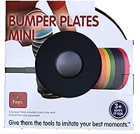 Vista 2 de WOD Toys Placas de parachoques de colores mini – Placas de parachoques adicionales para la barra Mini – Juguetes de fitness seguros y duraderos