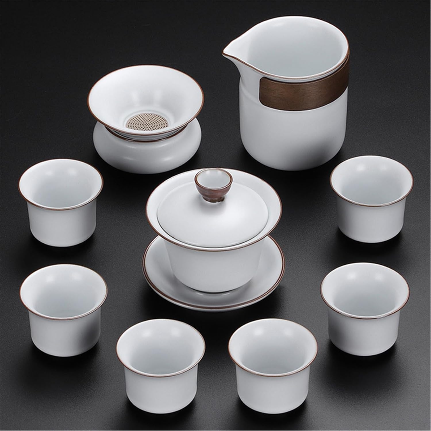 Purple Clay Tea Maker - Retro Gongfu Teapot Set with Authentic Texture-set1