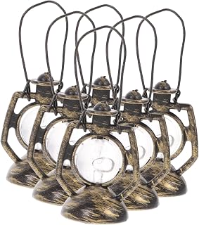 ibasenice 6 Pçs Casa De Boneca Lâmpada De Querosene Playset Interior Dory Brinquedos Mini Acessórios Câmara Lâmpada De Óleo Brinquedo Iluminar Lâmpadas Decoração Decoração Em Miniatura