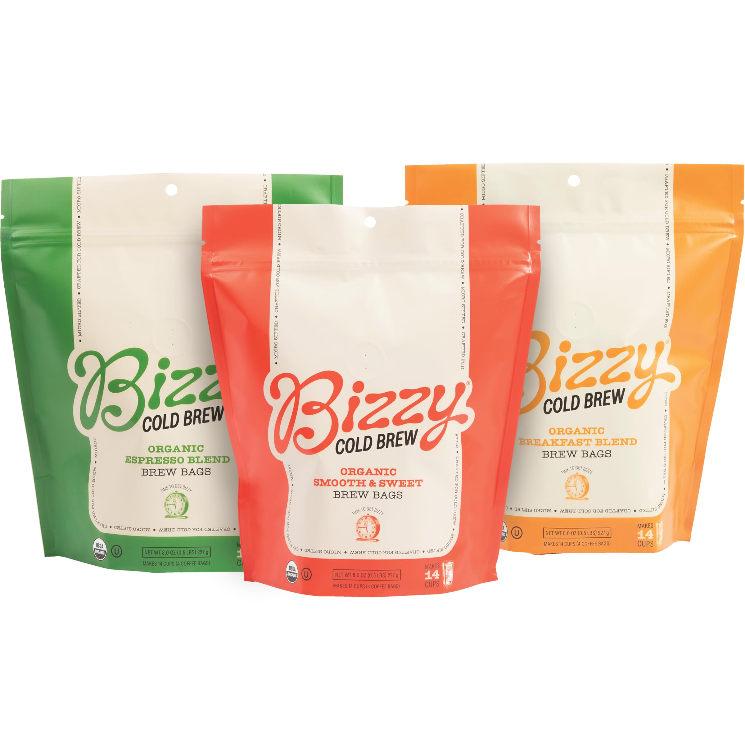 Organic Cold Brew Coffee | Bundle | Roaster's Choice | 4-count Brew Bags | 3 Pack