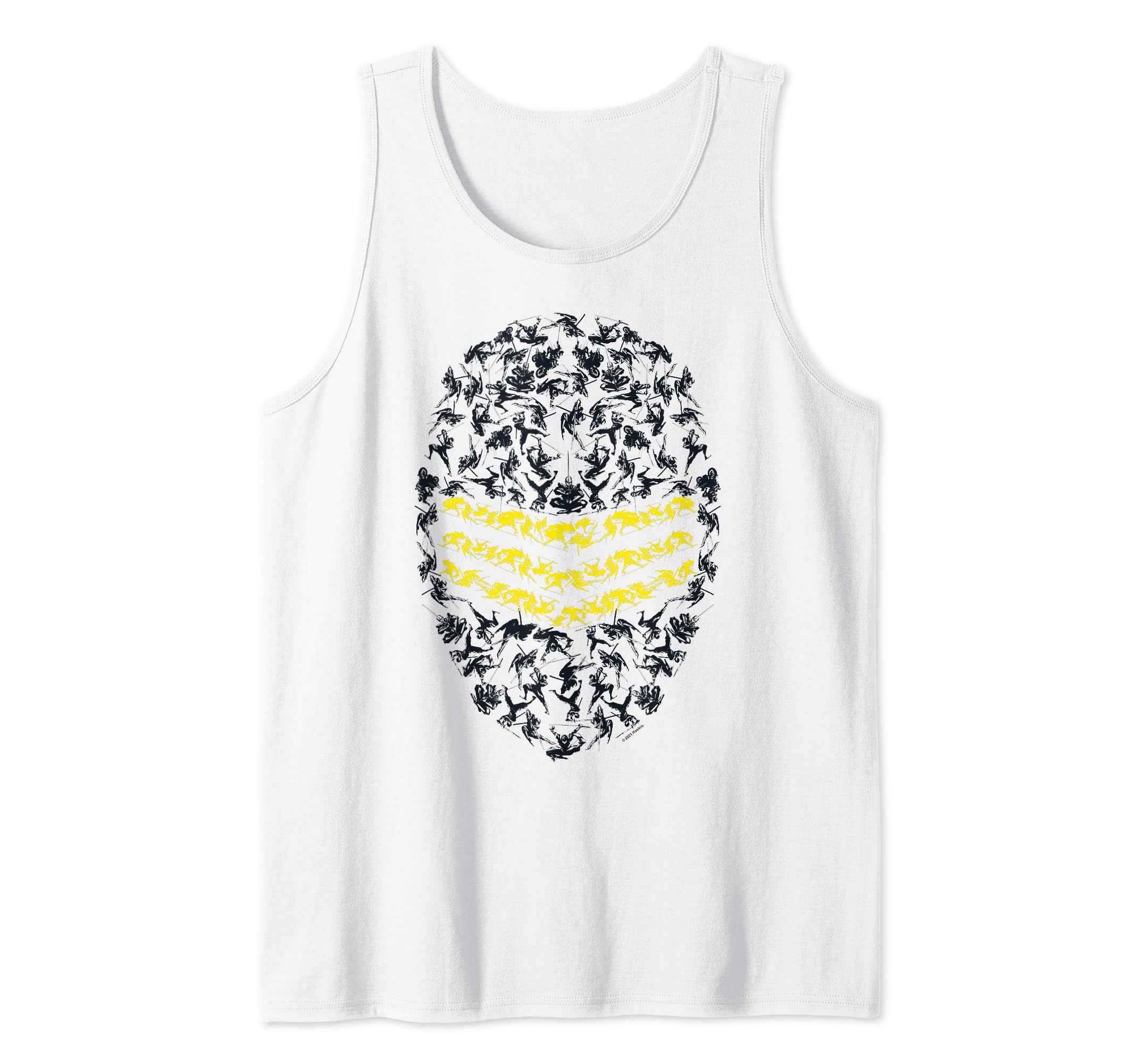 Snake Eyes Ninja Compilation Mask Tank Top, White