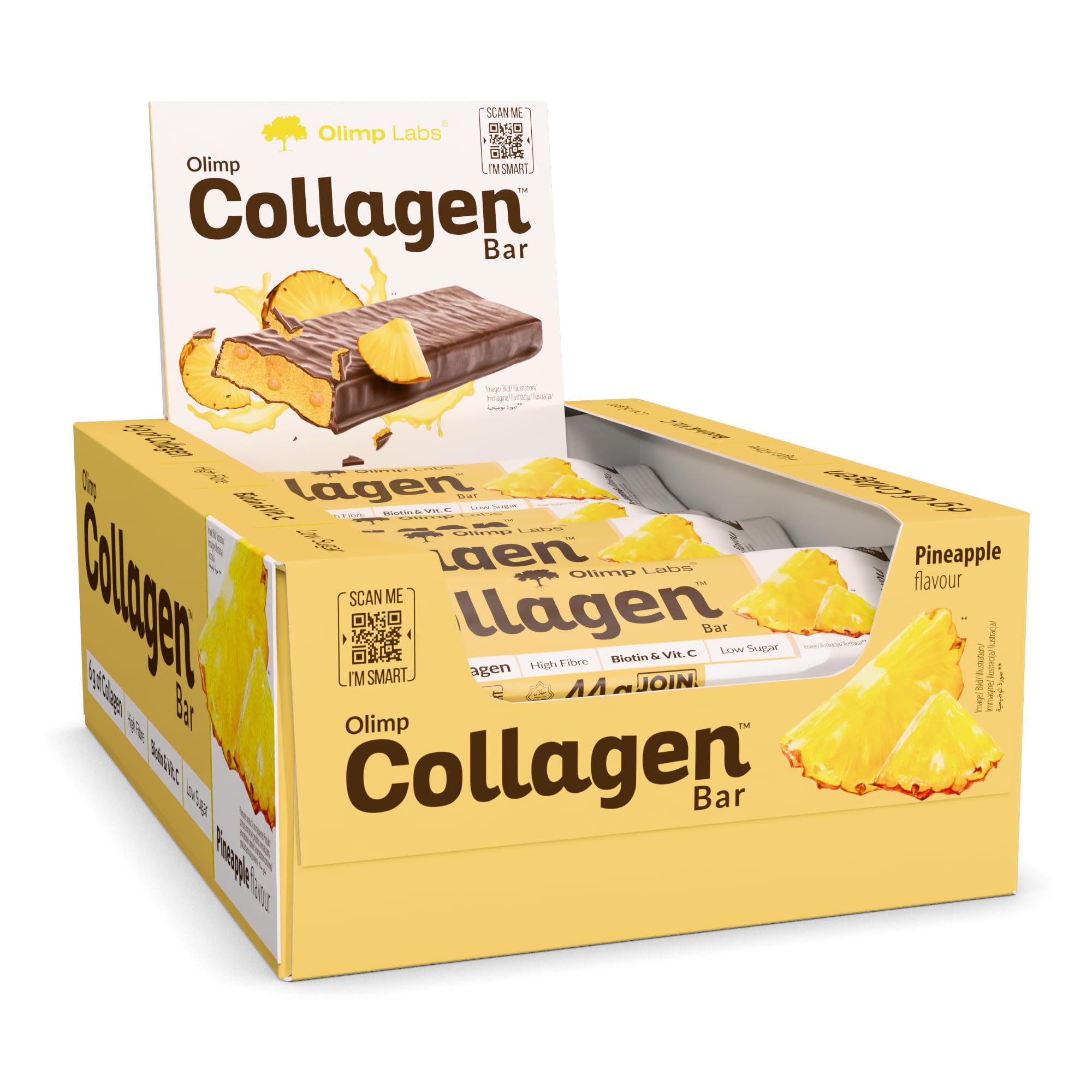 Olimp Collagen Bar 25 x 44g - Pineapple