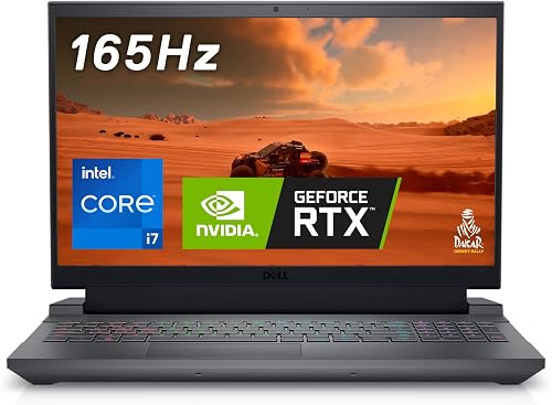 DELL G15 5530 Ordenador portátil Gaming 15.6" FHD, 165Hz, Intel Core i7-13650HX, NVIDIA RTX 4060 8GB, 16GB RAM, 1TB SSD, Windows 11 Home, Teclado retroiluminado Interno, español (QWERTY)