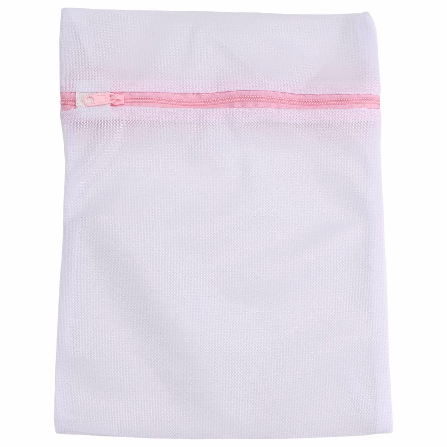Gosera White Laundry Underwear Net Mesh Washing Machine Bag Socks Bra Bag 23Cm By 30Cm