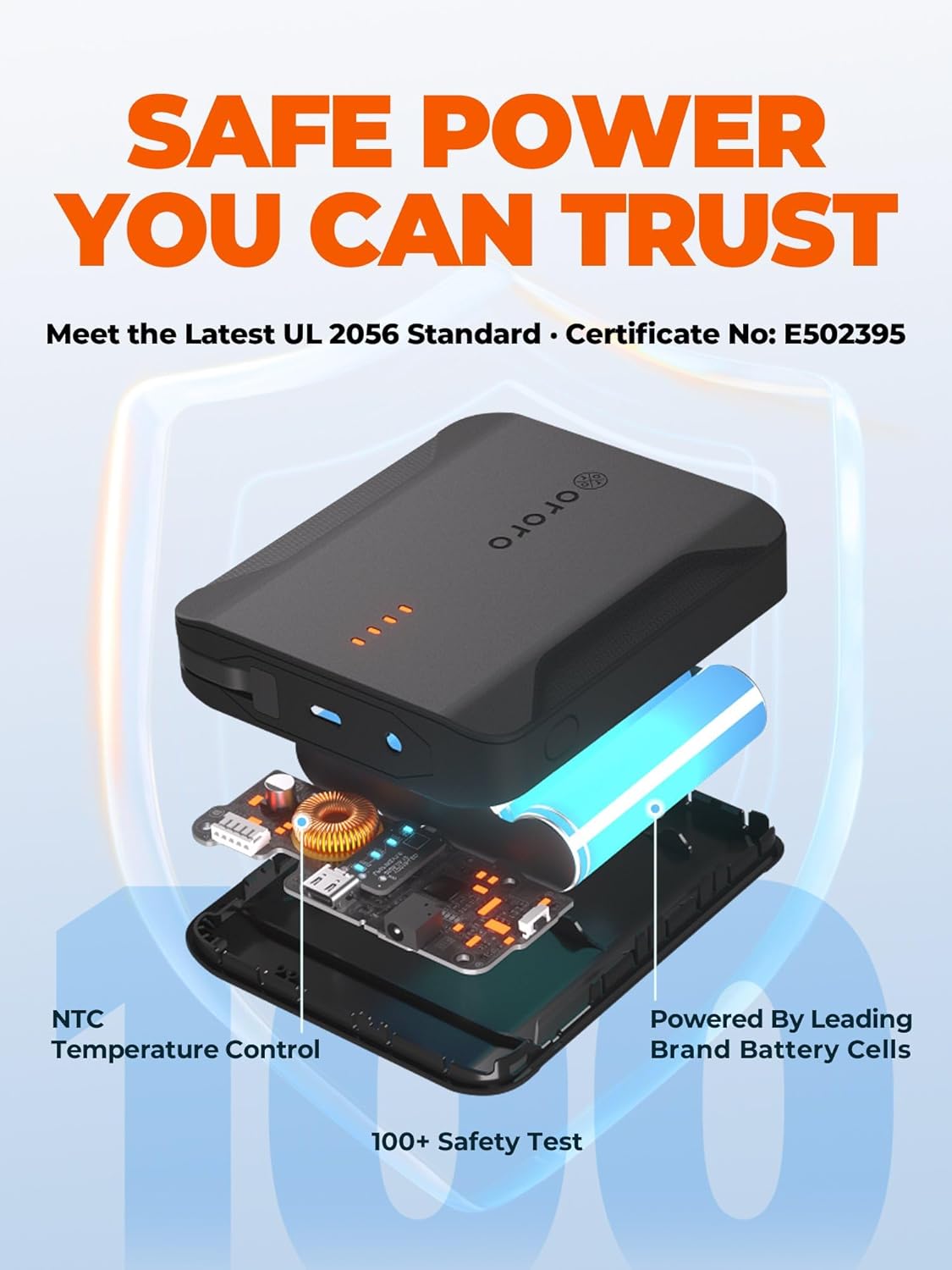 ORORO [Upgraded Battery] Men's Heated Jacket with Heated Collar, Up to 13.5 Hours, Heated Coat with Removable Hood - Image 4