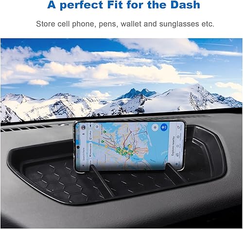 Miniatura 4 de CDEFG Organizador para consola central de camioneta Frontier 2022-2024, organizador de tablero de camioneta Frontier 2023 2024 Nisan Frontier, mesa