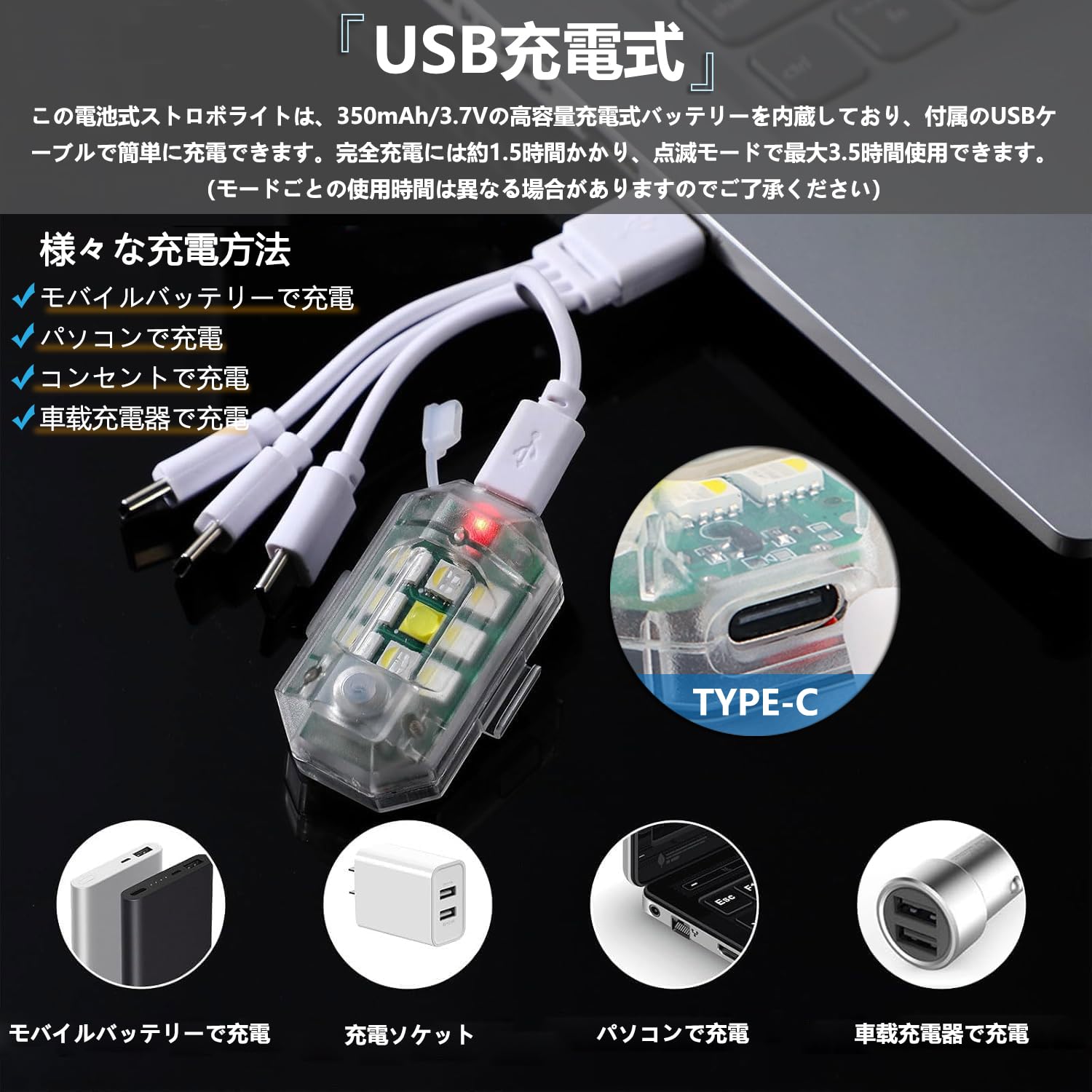 LED H8 H11 H16 ホワイト✖️イエロー　超爆光ストロボ　リモコン操作 e-auto fun LEDフォグランプ H8/H11/H16兼用 DC12V 3200ルーメン