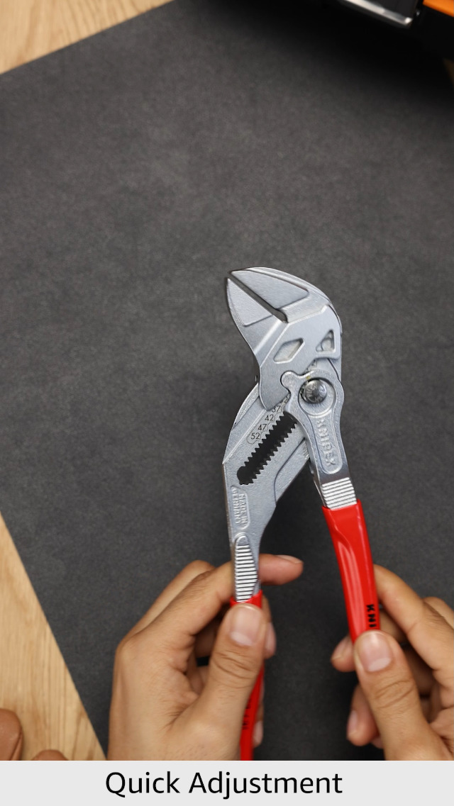 KNIPEX Tools KNIPEX 86 03 250 SBA Pliers Wrench, - Slip Joint