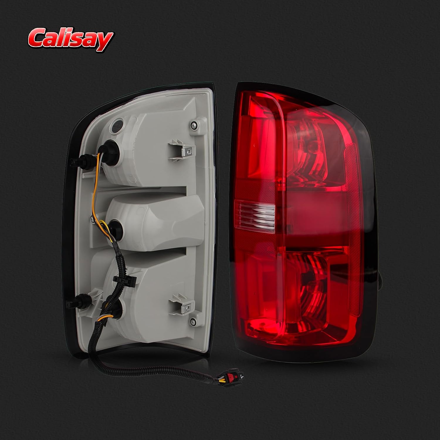 Halogen Tail Light Compatible with 2015 2016 2017 2018 2019 2020 2021 2022 Chevy Colorado Taillight Rear Brake Signal Lamp Assembly Replacement OEM# 84169778 GM2801270 (Right Passenger Side)