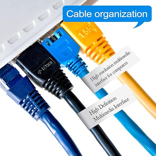 Miniatura 6 de BOYEEZON TZe - Cinta TZ de 0.709 in 0.7 laminada blanca de repuesto para Brother P Touch TZe-241 TZe241 0.709 in cinta para etiquetadora Brother