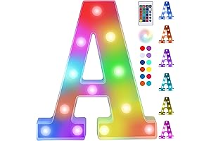 Colorful Marquee Light Up Letters
