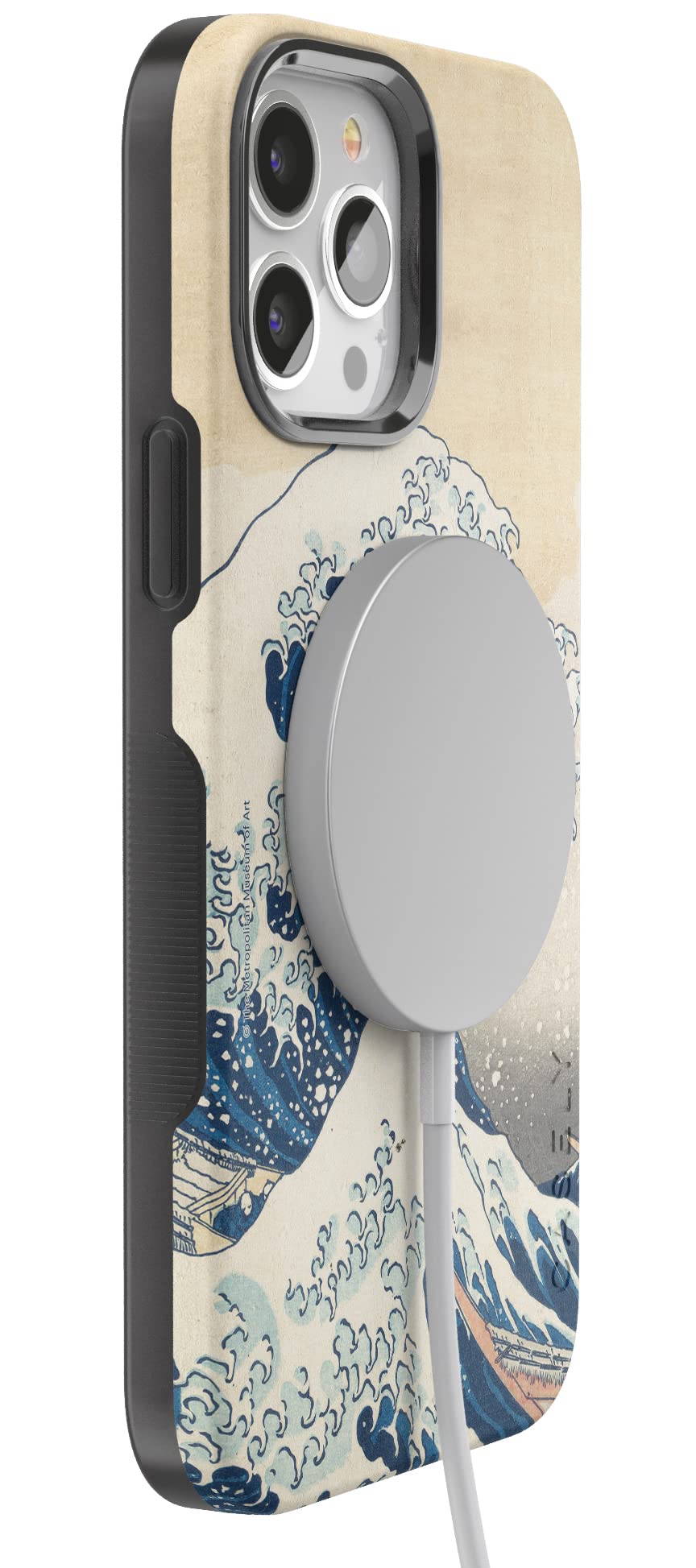 Casely Funda para iPhone 13 Pro | The Great Wave | Funda The Met Museum | Compatible con MagSafe