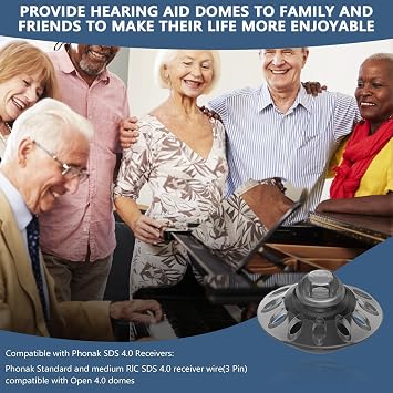 Phonak Hearing Aid Domes & Accessories, Medium Open 9mm