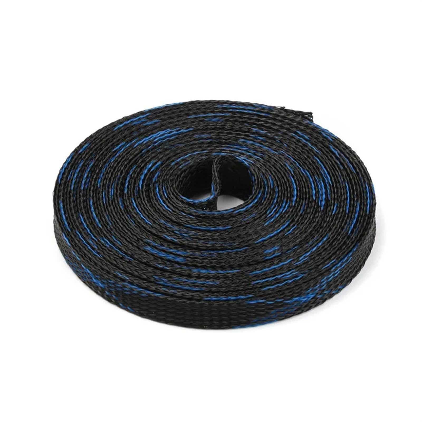 Guaina for cavi intrecciata espandibile da 20/50/100 m, guaina isolante protettiva for, for 4/6/8/10/12/15/20 mm per ufficio e casa TV/computer/audio(Black White,10mm,100M)