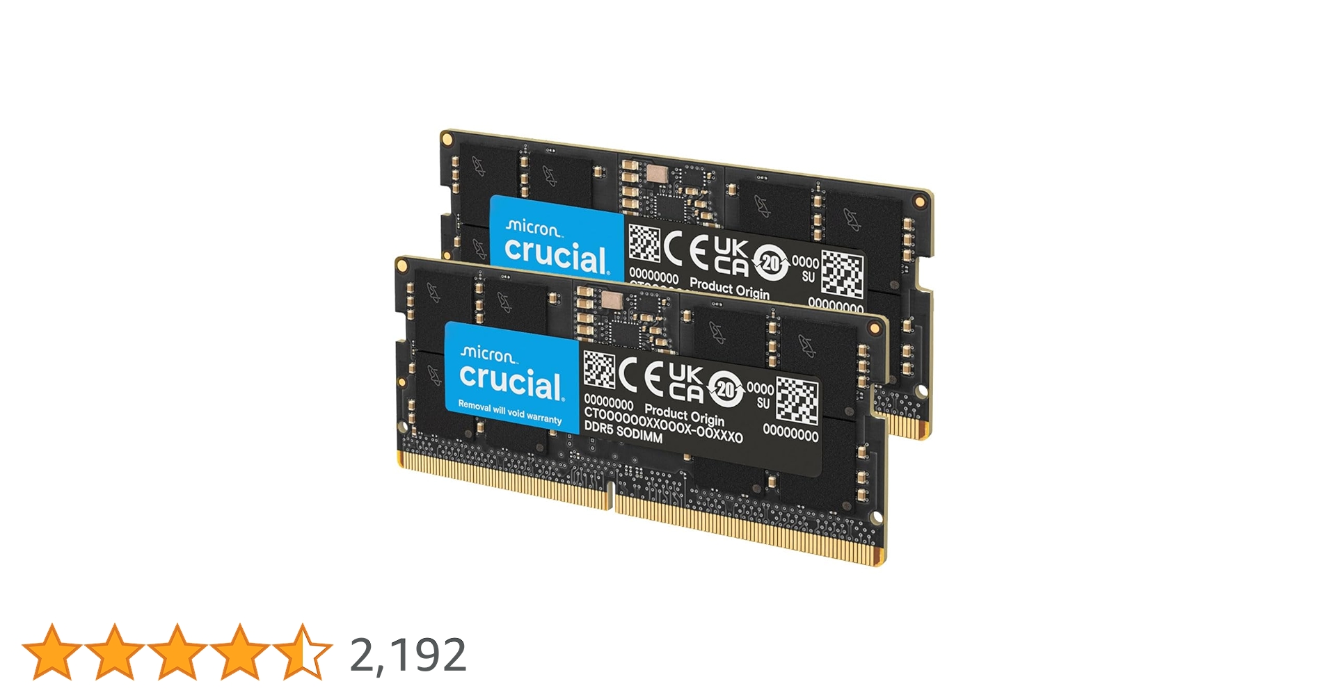 Amazon.co.jp: crucial 32GB Kit(2x16GB)DDR5-5600 SODIMM CL46(16Gbit