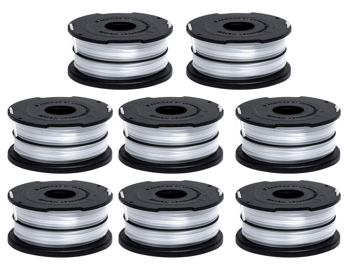 DF-065 Spools Compatibles Avec Black And Decker GH710 GH700 Gh750 Rc 065 Df 065 Bkp Weed Eater Refills Line 36ft 0065 Auto Feed Dual Line Edger Rc 065 P Spool Cover Cap 31 86520787