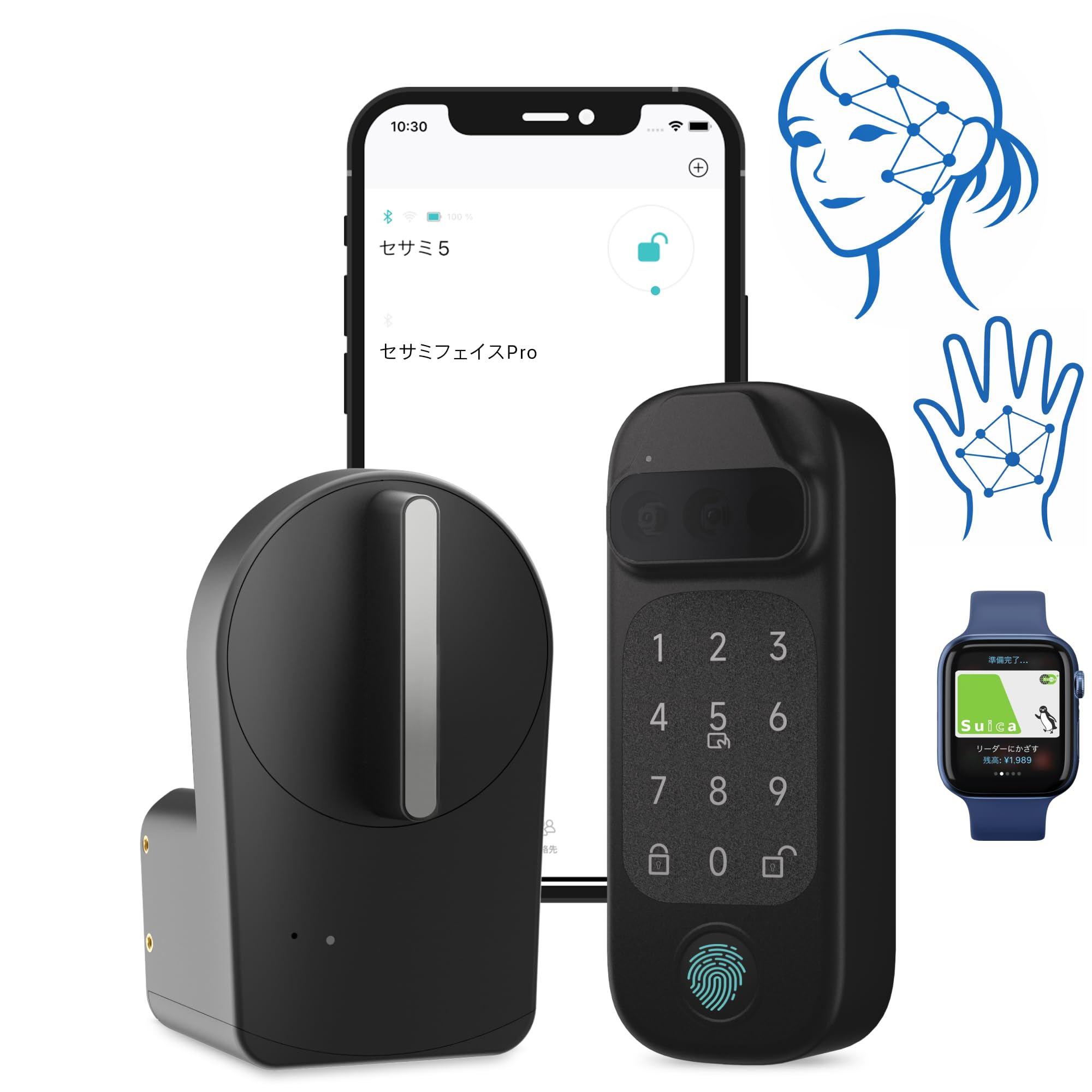SESAME FACE PRO セサミフェイス プロ 新品　スマートロック AIで進化するスマートロック！Sesame Face Pro徹底解説 – 顔・手のひら