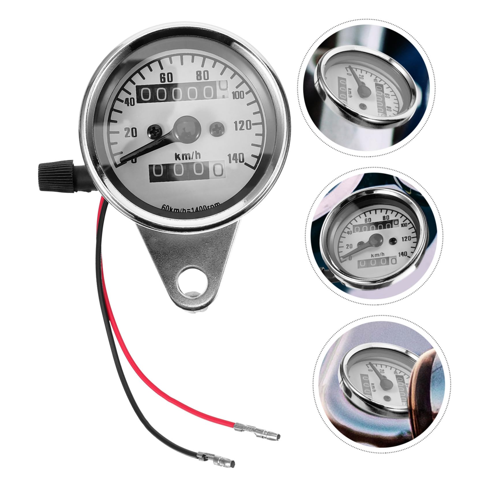 PRETYZOOM Tachimetro per Digitale Display Chiaro Misuratore velocità per Indicatore Modificato per Facile da Installare e Leggere