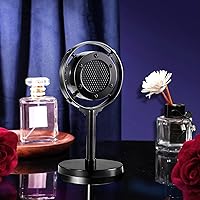 Vista 4 de Facmogu Modelo de accesorios de micrófono retro, micrófono de plástico falso antiguo de 1930 a 1940, accesorios de micrófono retro vintage