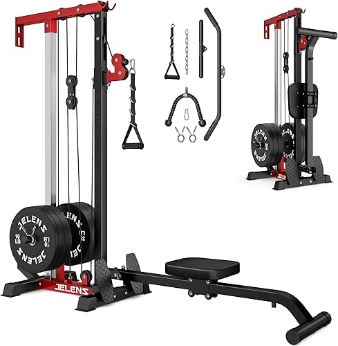 Vista 16 de RC01 - Máquina plegable LAT desplegable con asiento ajustable, estación de cable de montaje en pared con 16 posiciones ajustables, máquina de cable