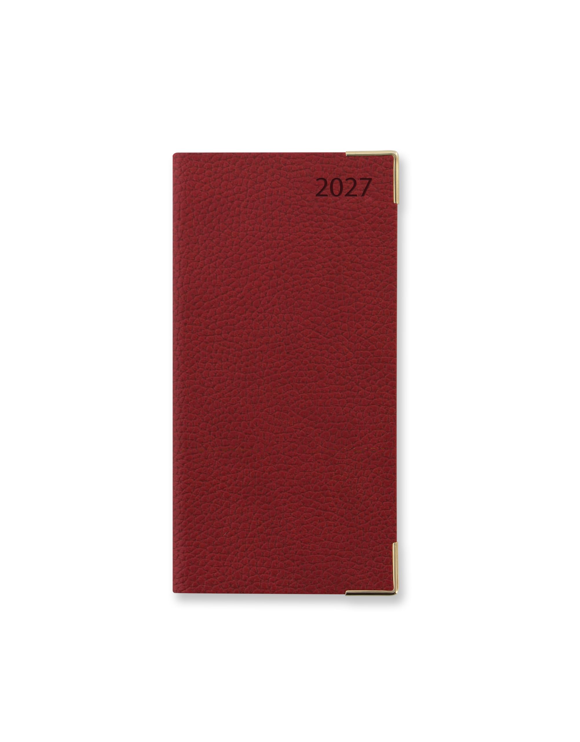 Letts of London Connoisseur Slim week to view with appointments 2027 diary - Red 27-TC3SURD