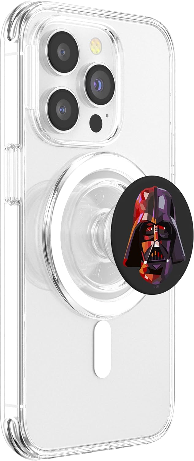 Star Wars Darth Vader Poly Design Helmet PopSockets MagSafe PopGrip for iPhone
