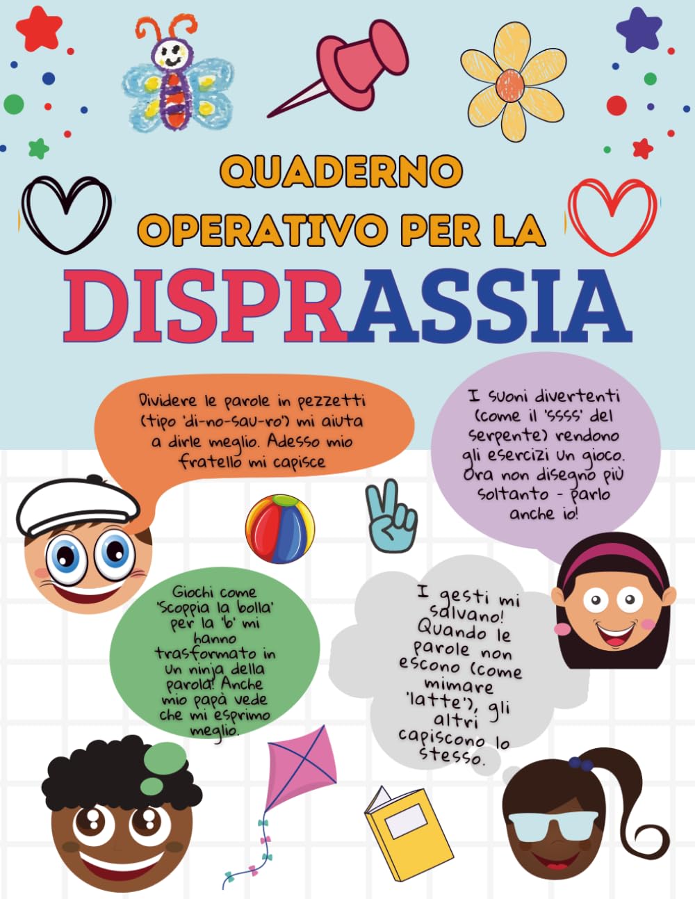 Quaderno operativo per la disprassia verbale: Un programma graduale per accompagnare i bambini nello sviluppo della parola